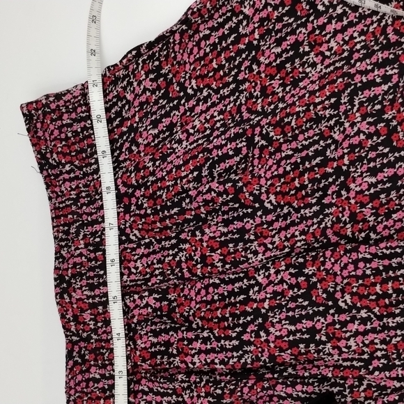 LOFT Multi Floral Elastic Waist Drawstring Shorts Size XL - Picture 7 of 9